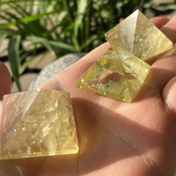 FREE GIVEAWAY! Citrine Pyramid (Just Pay Cost of Shipping)