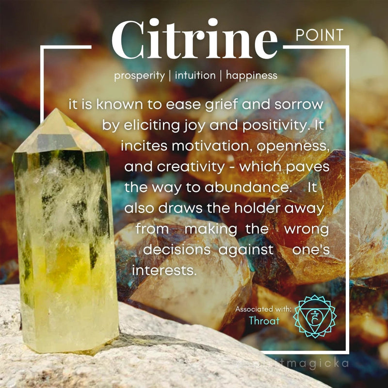 Citrine Wealth & Abundance 9-Crystal Set - Gift Cards