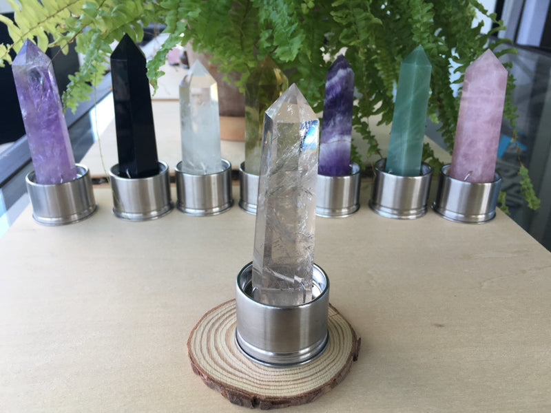 Crystal Insert (for Crystal Point Water Bottles) - Smokey Quartz