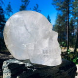 Crystal Quartz Large Skull