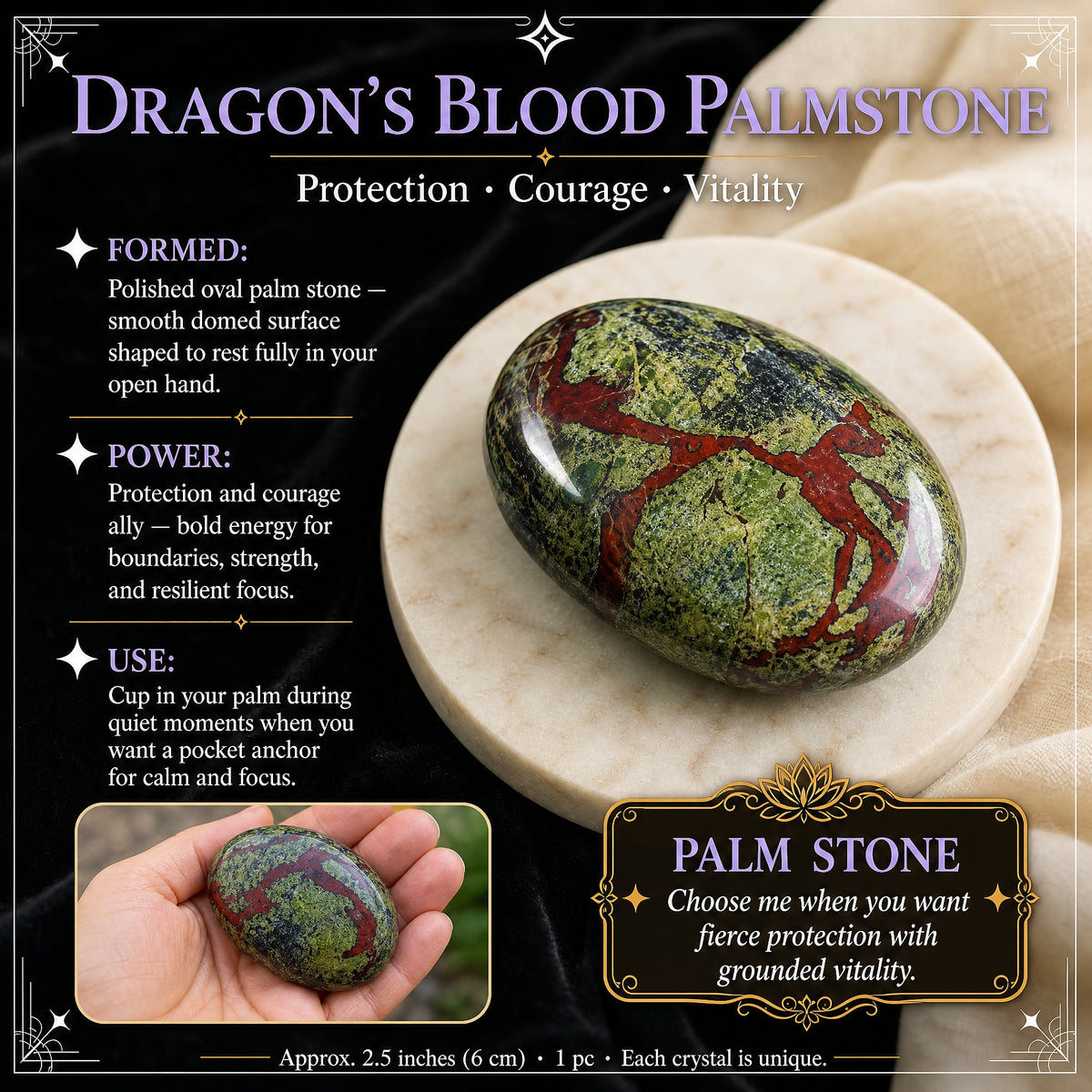 Palmstone de sang de dragon