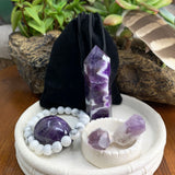 FREE GIVEAWAY! Amethyst (Tranquility) Crystal Kit + Mala Bracelet (Just Pay Cost of Shipping)