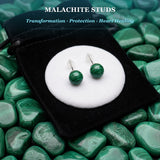 Βραχιόλι Mala African Bloodstone με βελούδινο πουγκί