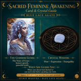 🌙 Sacred Feminine Awakening 13 Oracle Card Deck + Mini Gemstones