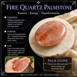 $ 8 Fire Quartz Palmstone 1-Day-Flash-Sale