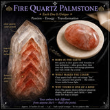 $ 8 Fire Quartz Palmstone 1-Day-Flash-Sale