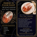 $ 8 Fire Quartz Palmstone 1-Day-Flash-Sale