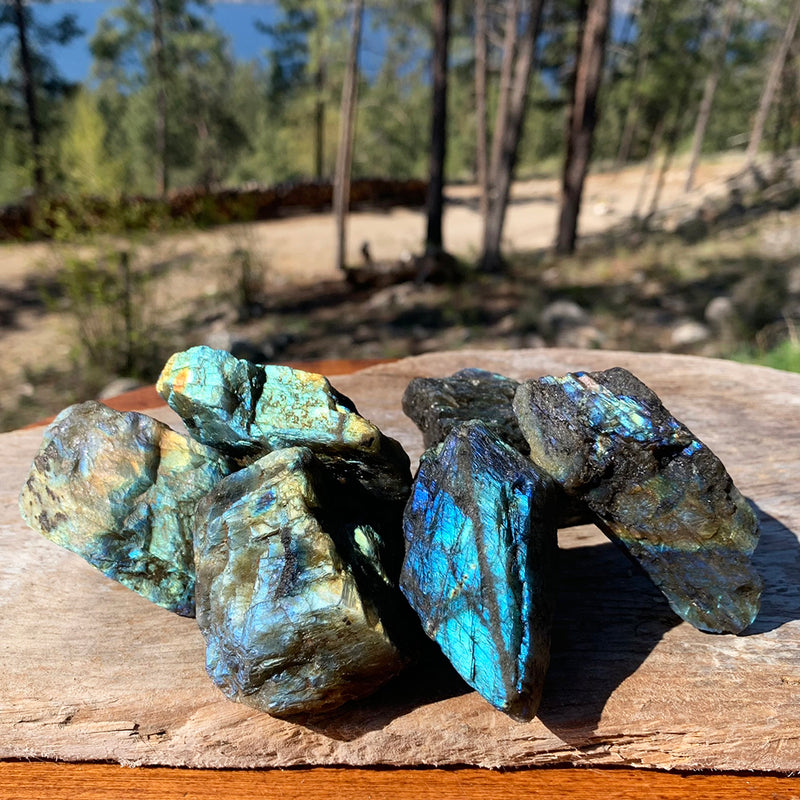 FREE GIVEAWAY!  Flashy Labradorite Natural Stone (Just Pay Cost of Shipping)