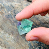 Green Fluorite Octagon Specimen - rawstone