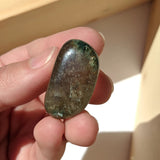 Green Hair Quartz Tumbled Stone - tumbledstone