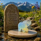 Crystal Animal Spirit Totems: Opalite Elephant