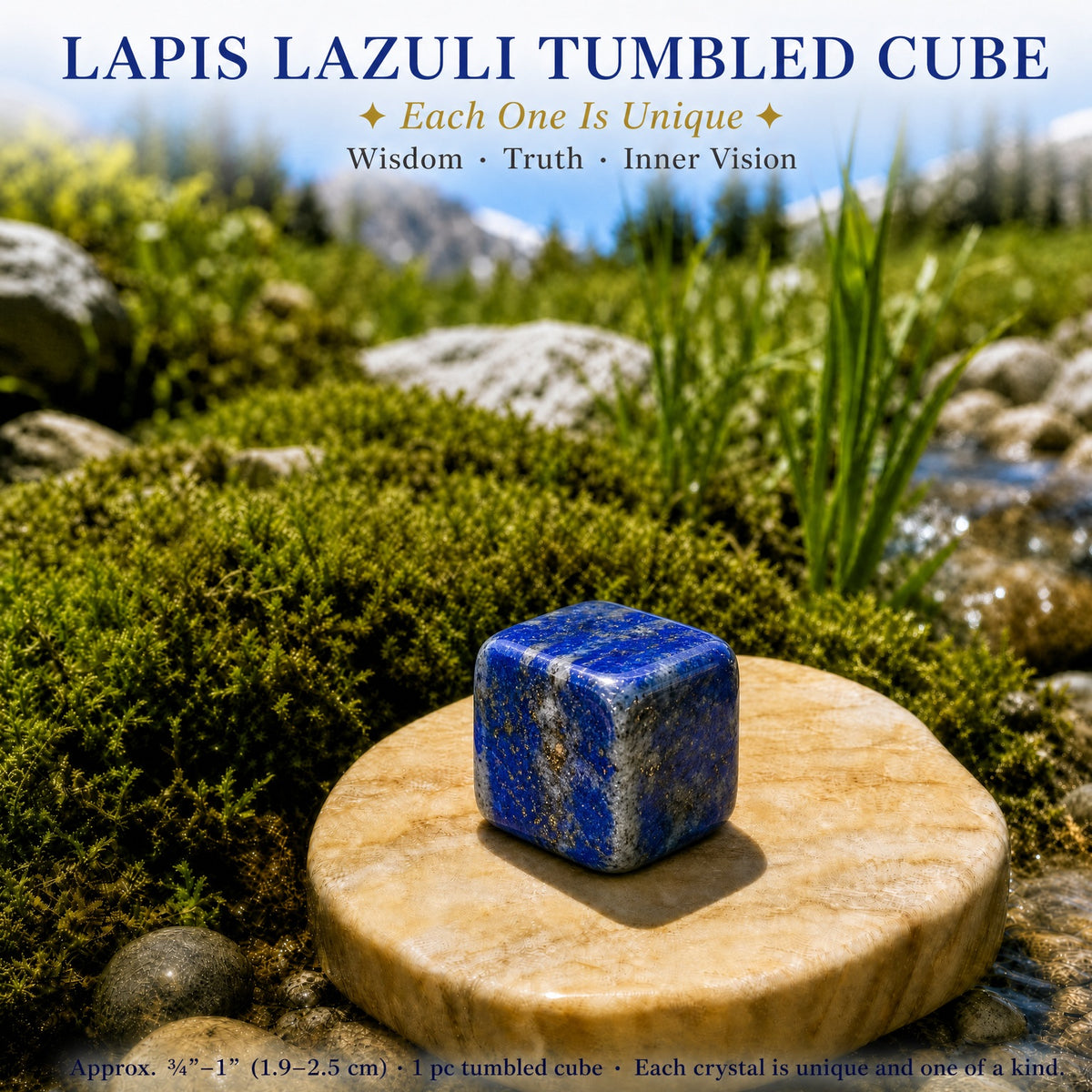 Cube Roulé Lapis Lazuli