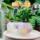 ZZZ NEW - NEEDS MORE PHOTOS -Good Vibrations Gem Pod Crystal Water Bottle - water