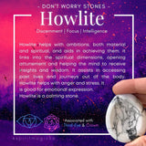 Howlite Worry Stone - worrystone