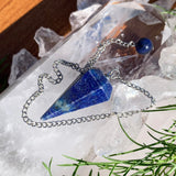 Lapis Lazuli Crystal Pendulum