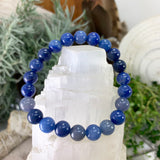 Mala Blue Aventurine Bracelet With Velvet Pouch