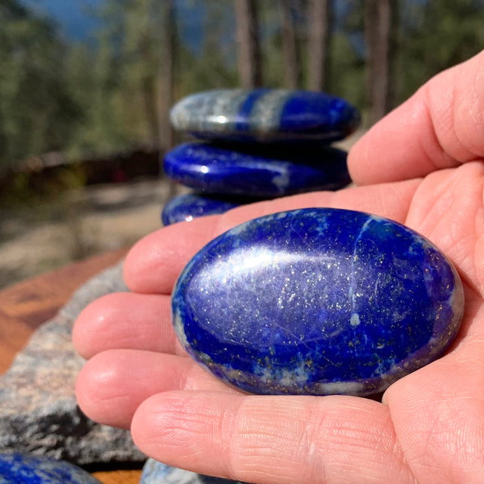 FREE GIVEAWAY! Lapis Lazuli Palmstone (Just Pay Cost of Shipping)