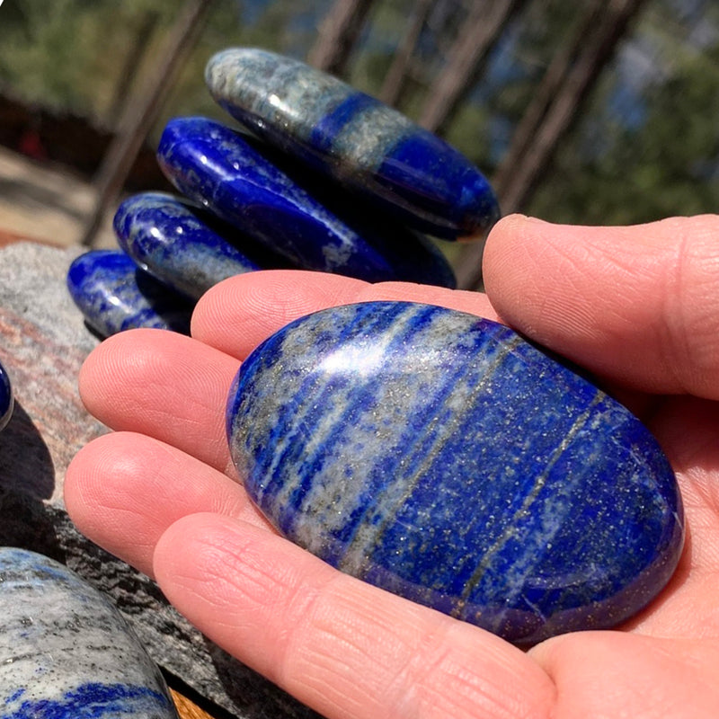 FREE GIVEAWAY! Lapis Lazuli Palmstone (Just Pay Cost of Shipping)