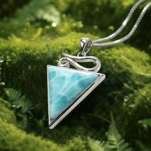 Z ARRON DESIGN Serenity Moonstone kobbertråd vedhæng halskæde