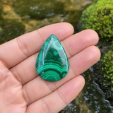 Malachite Teardrop Cabochon