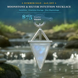 Κολιέ μενταγιόν Z ARRON DESIGN Serenity Moonstone από χάλκινο σύρμα