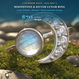 Z ARRON DESIGN Colar com pingente de fio de cobre Serenity Moonstone