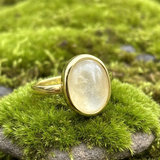 Moonstone & Gold Ring of Luminosity