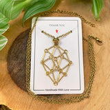 Interchangeable Chain-Basket Necklace