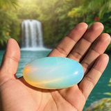 Opalite Peace Bear & Palmstone Set