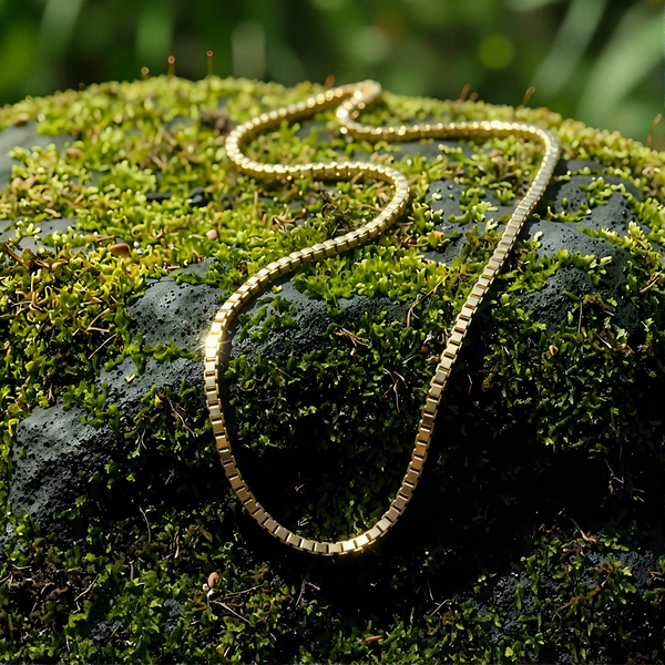 Z ARRON DESIGN Serenity Mondstein Kupferdraht-Anhänger-Halskette