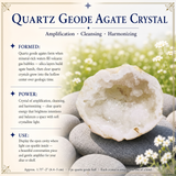 Quarz Geode Achat Kristall