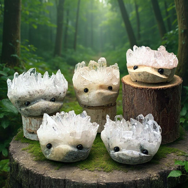 Crystal Quartz Hedgehog Pet (ADOPT MIG PLEASE) 🥰
