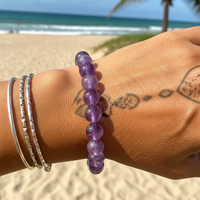 7-delt Mala Bead Armbånd Chakra Sæt (et armbånd til hvert Chakra)