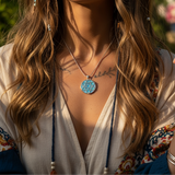 Celestial Zodiac Opal Necklace