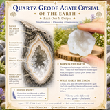 Quarz Geode Achat Kristall