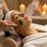 5 PC Jade Massage Beauty Kit for Anti-aging & Smoothing Wrinkles