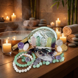 49-Piece Rose Quartz & Loving Stones Feel-Good Crystal Set