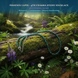Phoenix Lapis - 4th Chakra Stone Necklace