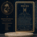 ♓ Ιχθείς - 19 Φεβρουαρίου - 20 Μαρτίου - Zodiac Crystal Fusion Σετ με θήκη