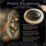 Pierre de palme en pyrite
