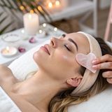 FREE GIVEAWAY! Rose Quartz Gua Sha Facial Massage Stone (Just Pay Cost of Shipping)