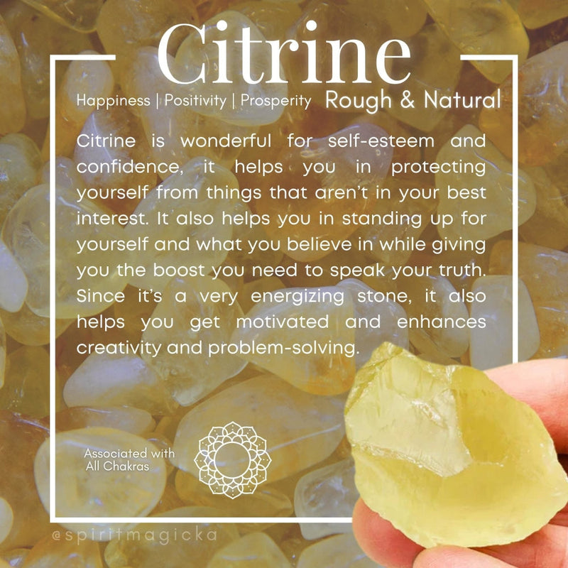 Rough Lemon Citrine - rawstone
