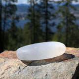 FREE GIVEAWAY!  Selenite Palmstone - (Just Pay Cost of Shipping)