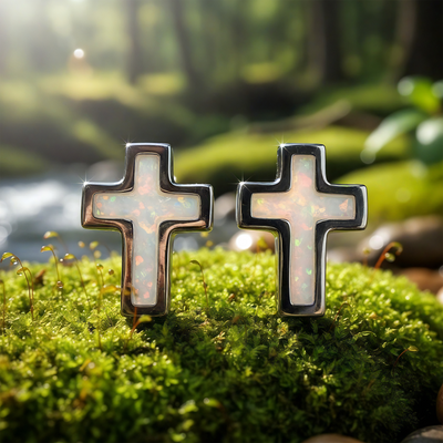 Z ARRON DESIGN Serenity Mondstein Kupferdraht-Anhänger-Halskette