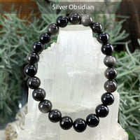 Energibeskyttelse 3-PC Crystal Mala armbåndssæt