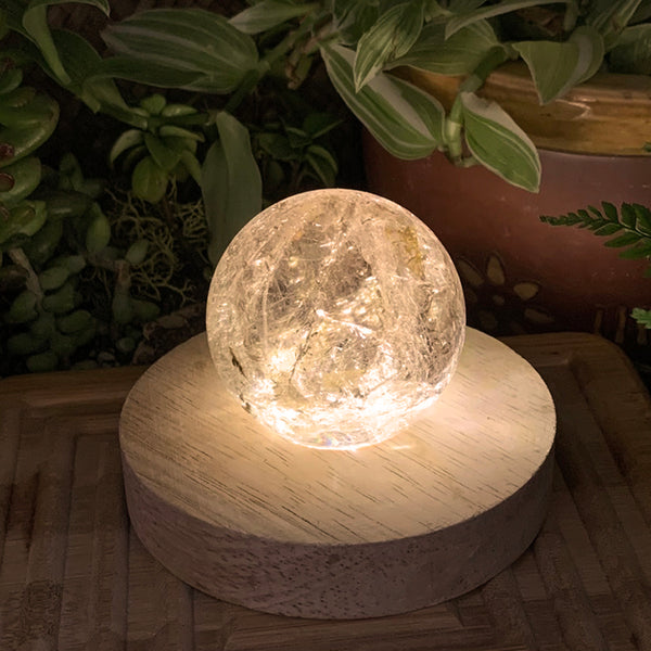 Crystal Mood Light (Smoky Quartz Sphere-Medium)