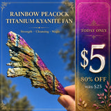 Ανεμιστήρας Rainbow Peacock Titanium Kyanite