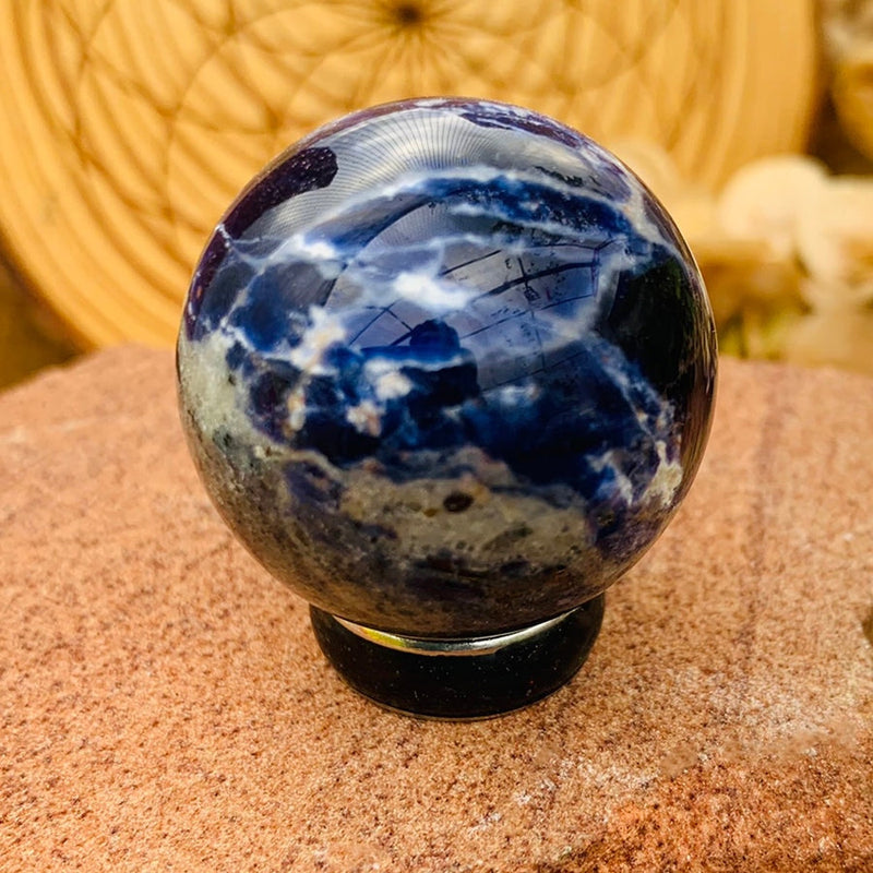 Sodalite Mini-Sphere - sphere