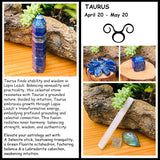 AAA Taurus Zodiac Crystal Fusion Set With Pouch